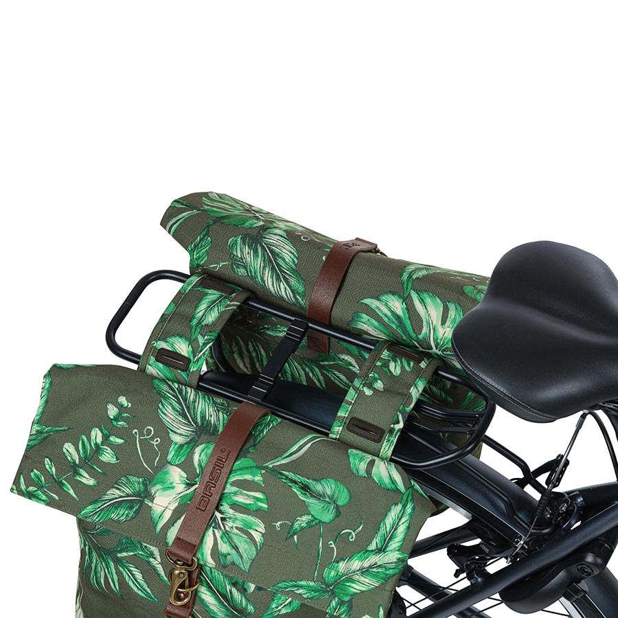 Basil, Ever-green, Pannier, 28L, Print