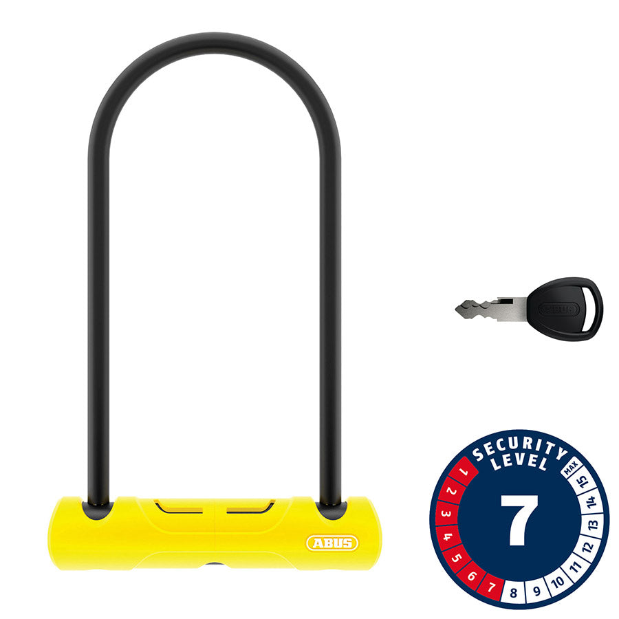 402, U-Lock, Key, 10mm, 170x230mm, 6.7''x9'', SH34, Yellow