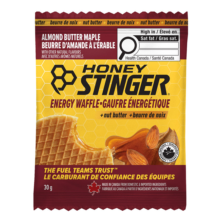 Honey Stinger, Nut Butter, Energy Waffles, Peanut Butter, 12pcs