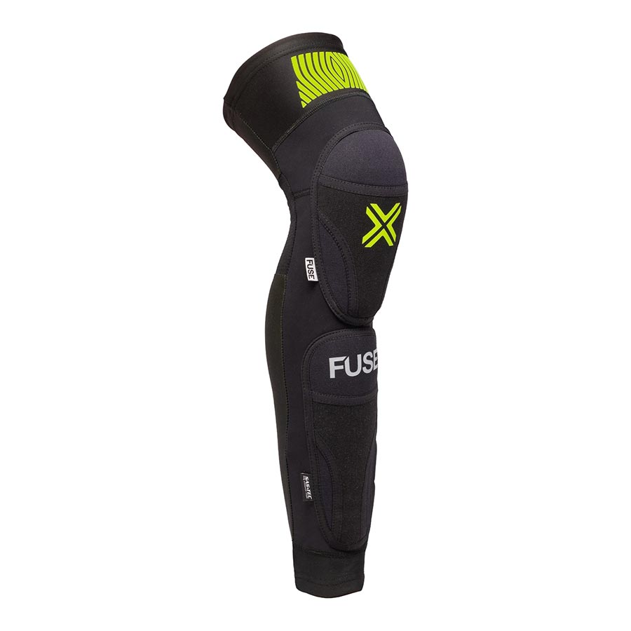 Fuse, Omega 100 Knee Combo, Knee/Shin Guard, Black, S, Pair