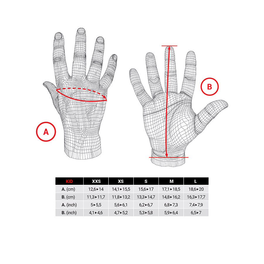 Five Gloves, XR-Ride, Black, L, Pair