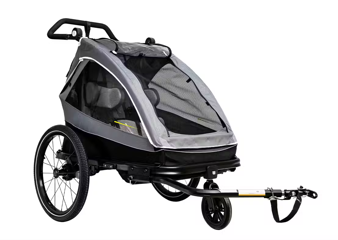 Double Seat Child Trailer