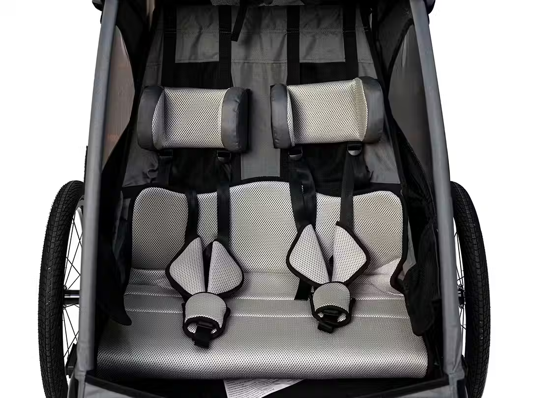 Double Seat Child Trailer