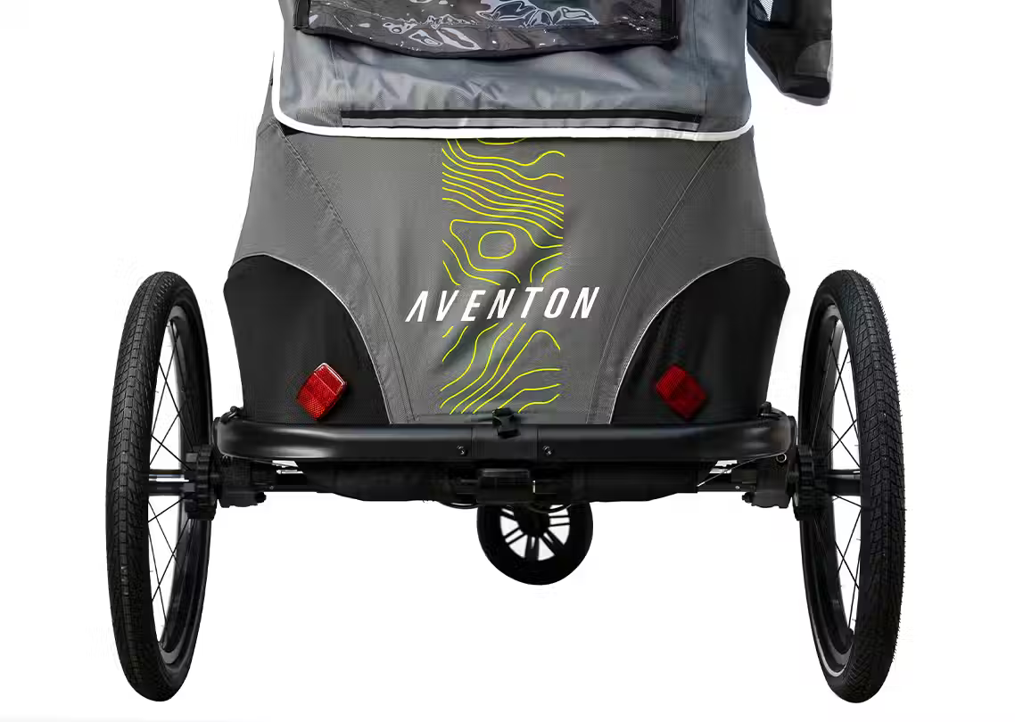 Double Seat Child Trailer