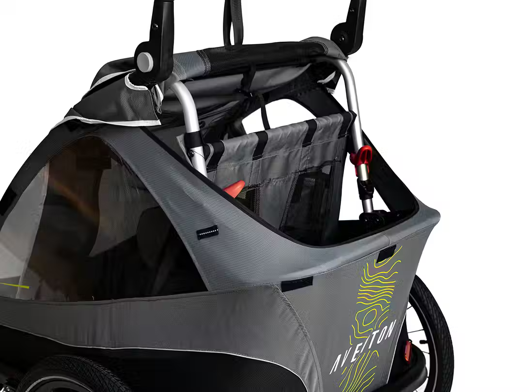 Double Seat Child Trailer