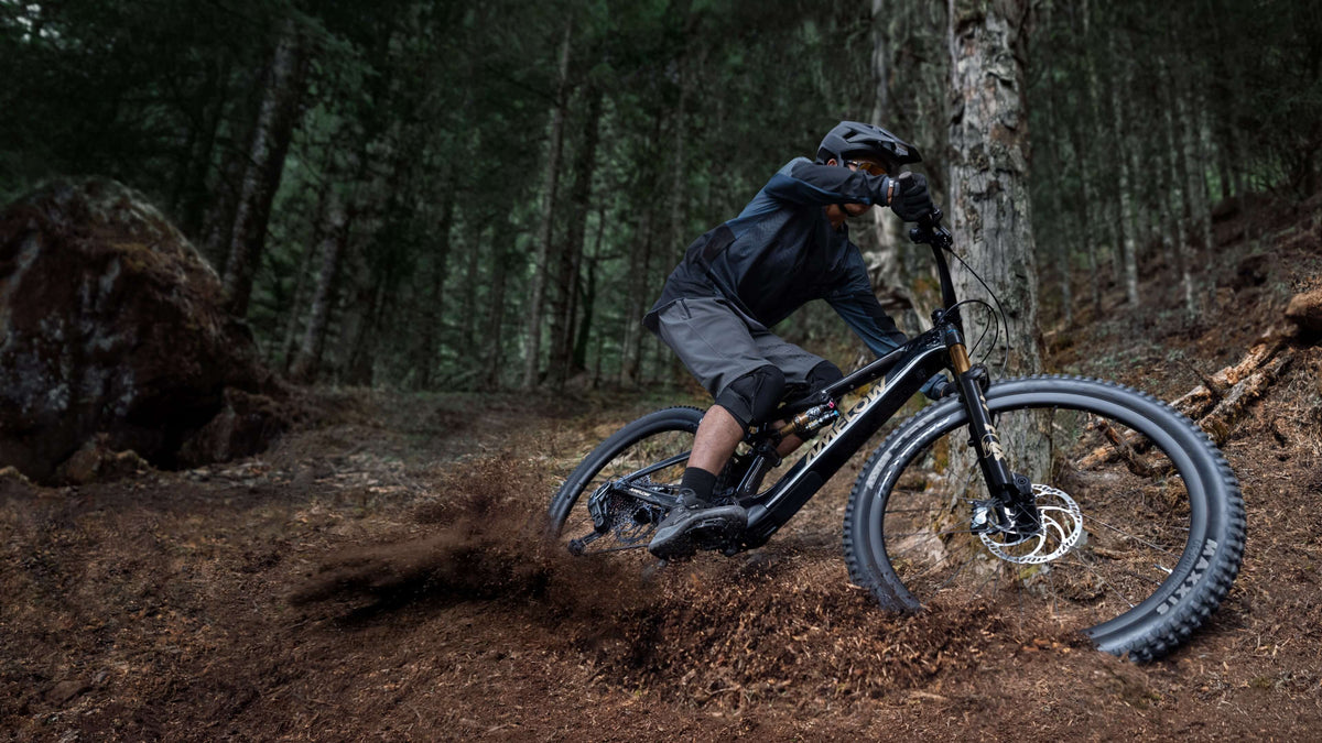 Riding the Amflow PL in the forest