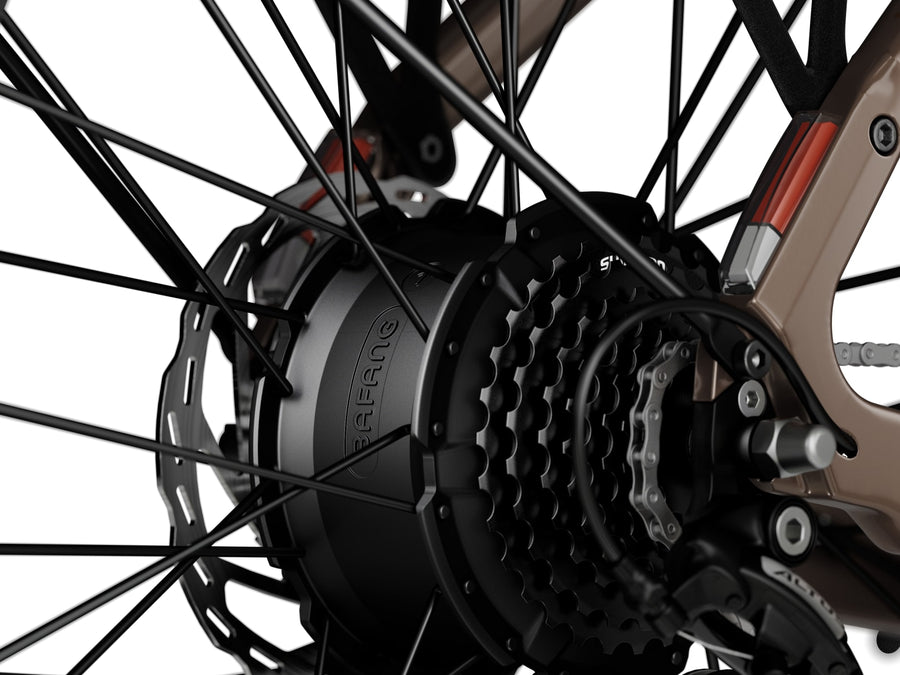 750 W hub motor, 80 Nm