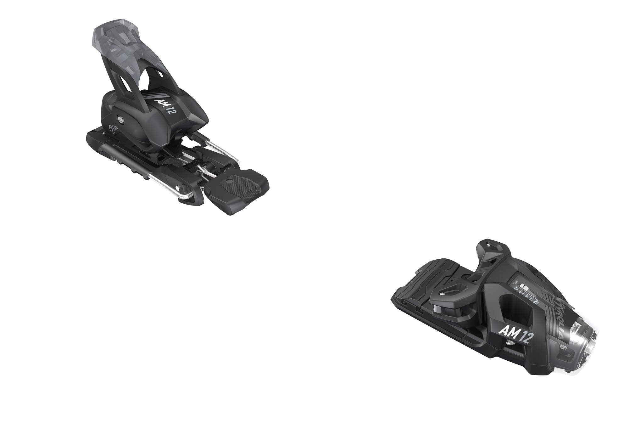 Tyrolia AM 12 GW Ski Bindings - 95 mm Matte Black