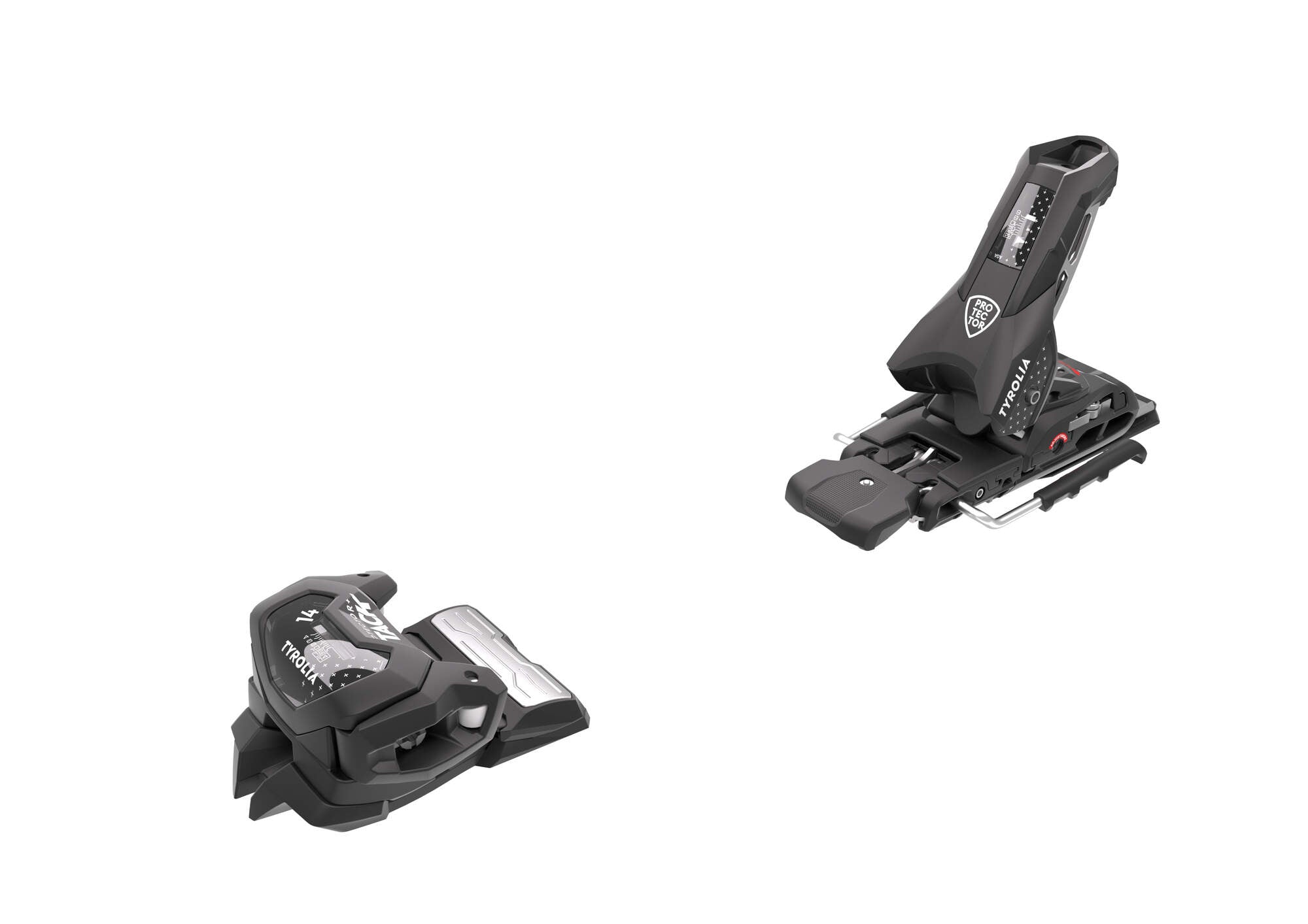 Tyrolia Protector+ Attack 14 GW Ski Bindings - 110 mm Matte Black