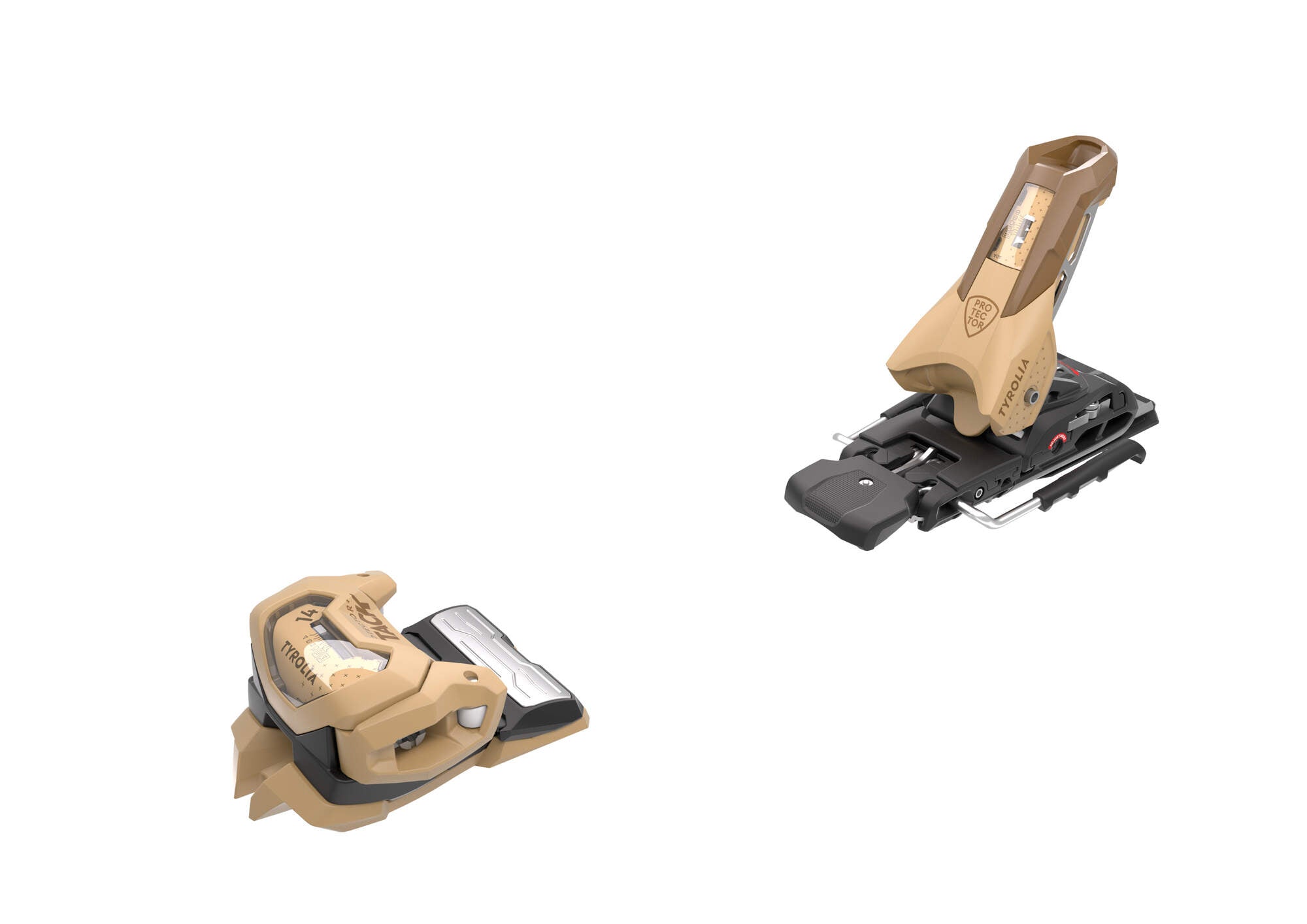Tyrolia Protector+ Attack 14 GW Ski Bindings - 95 mm Sand