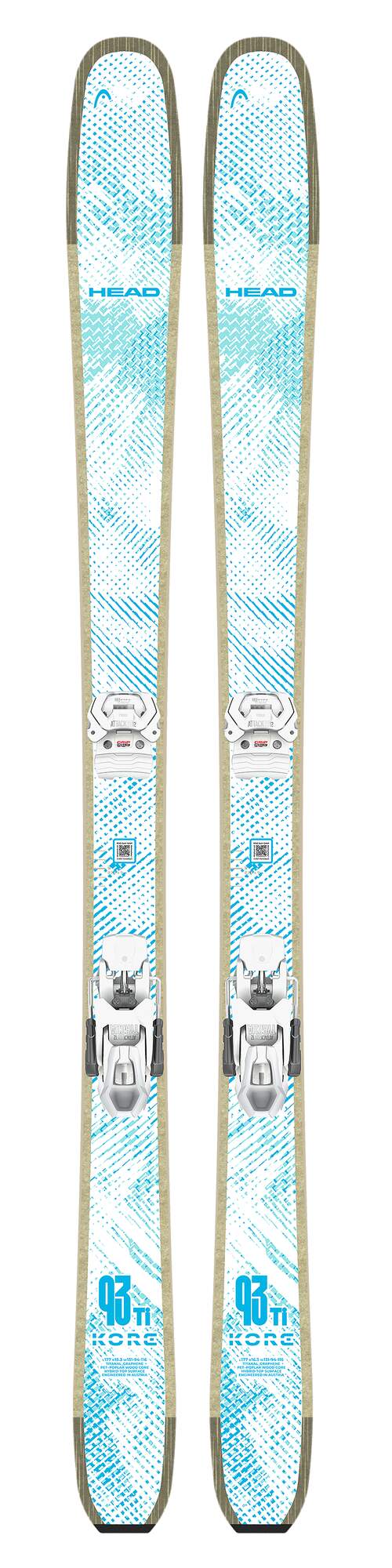 HEAD Kore 93 Ti W Women's Skis + Attack LYT 11 GW Bindings