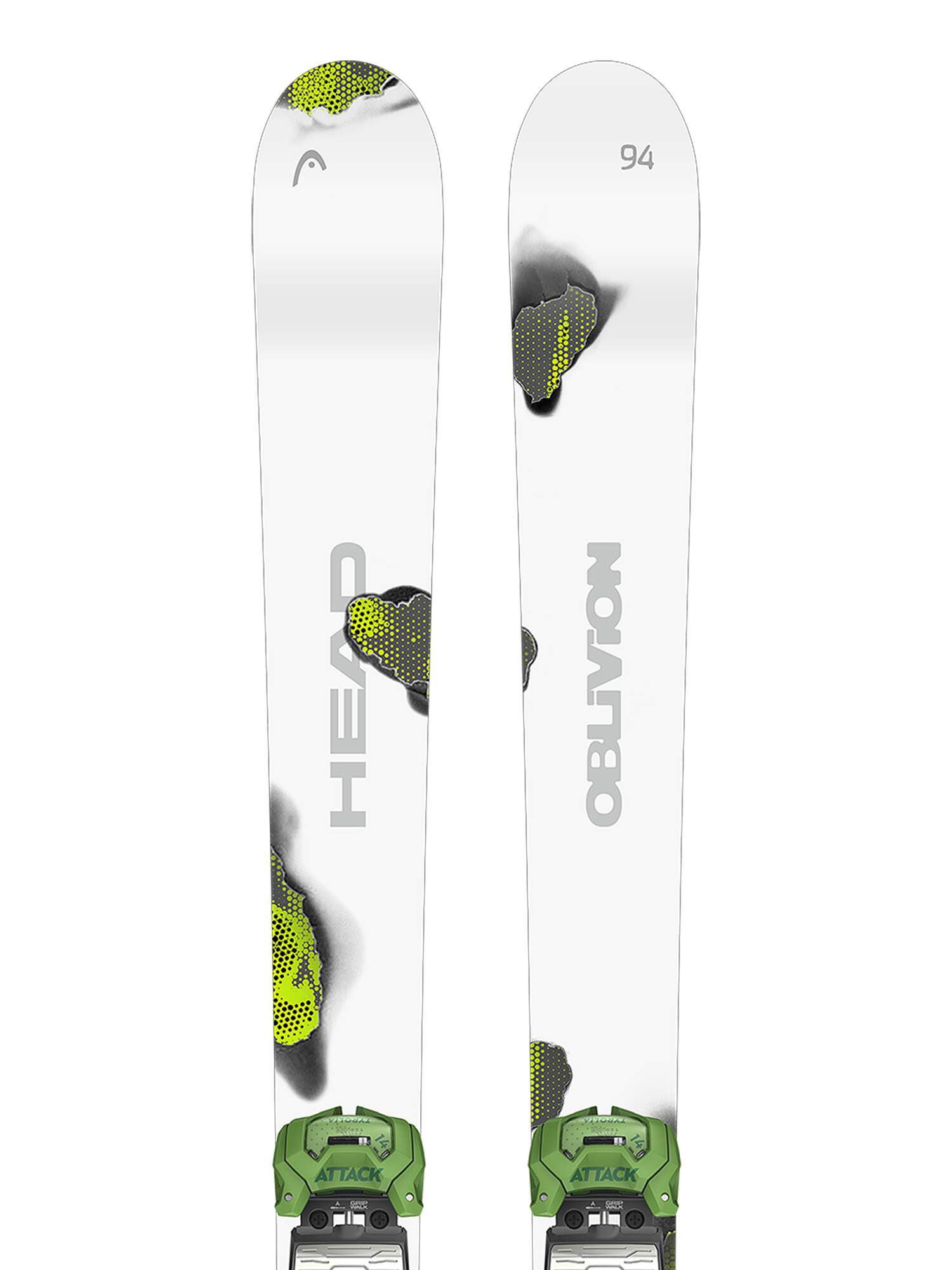 HEAD Oblivion 94 Twin Tip Skis + Attack 14 GW Bindings