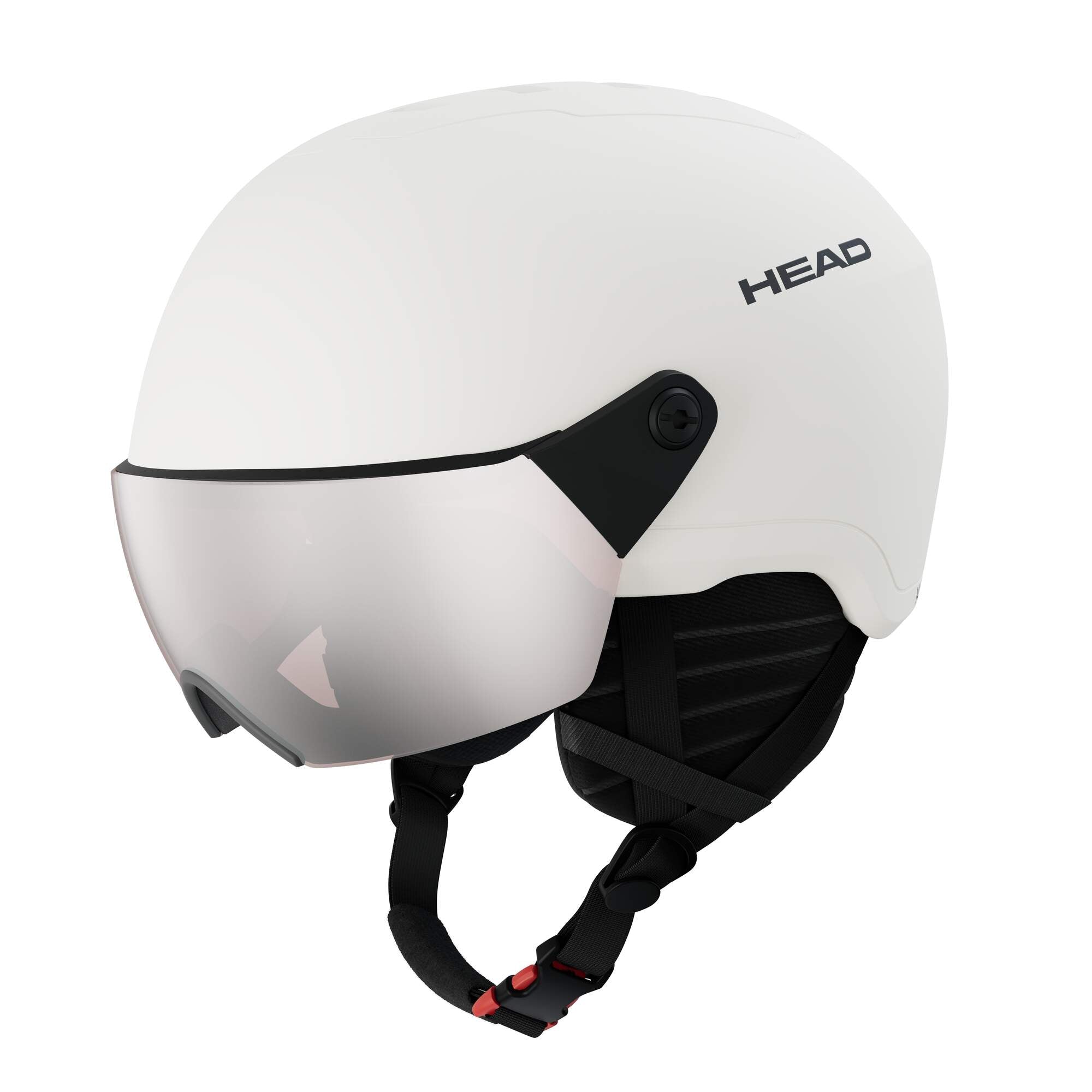 HEAD Yuki Visor Kids' Helmet - Marshmallow