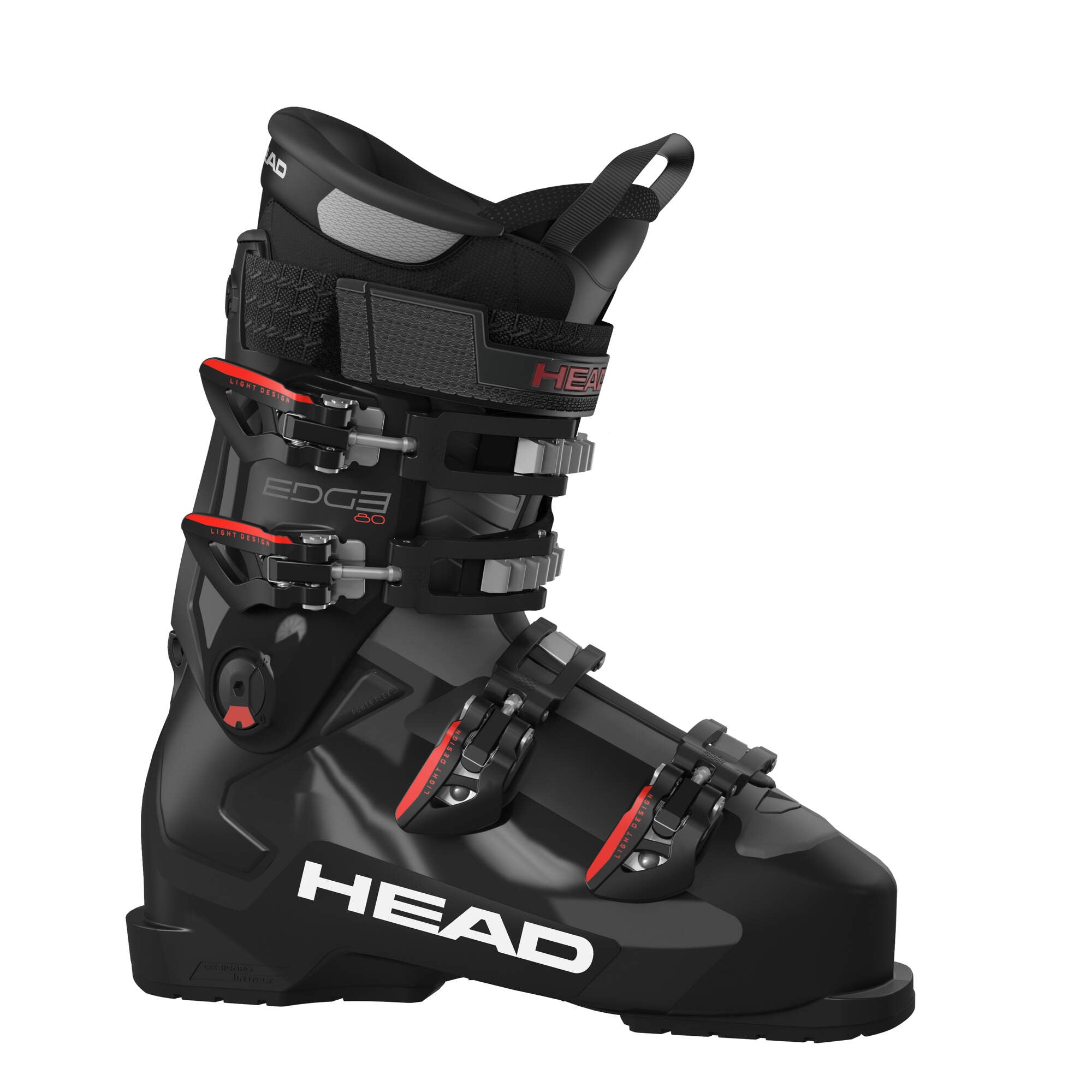 HEAD Edge 80 HV Ski Boots - Black/Red