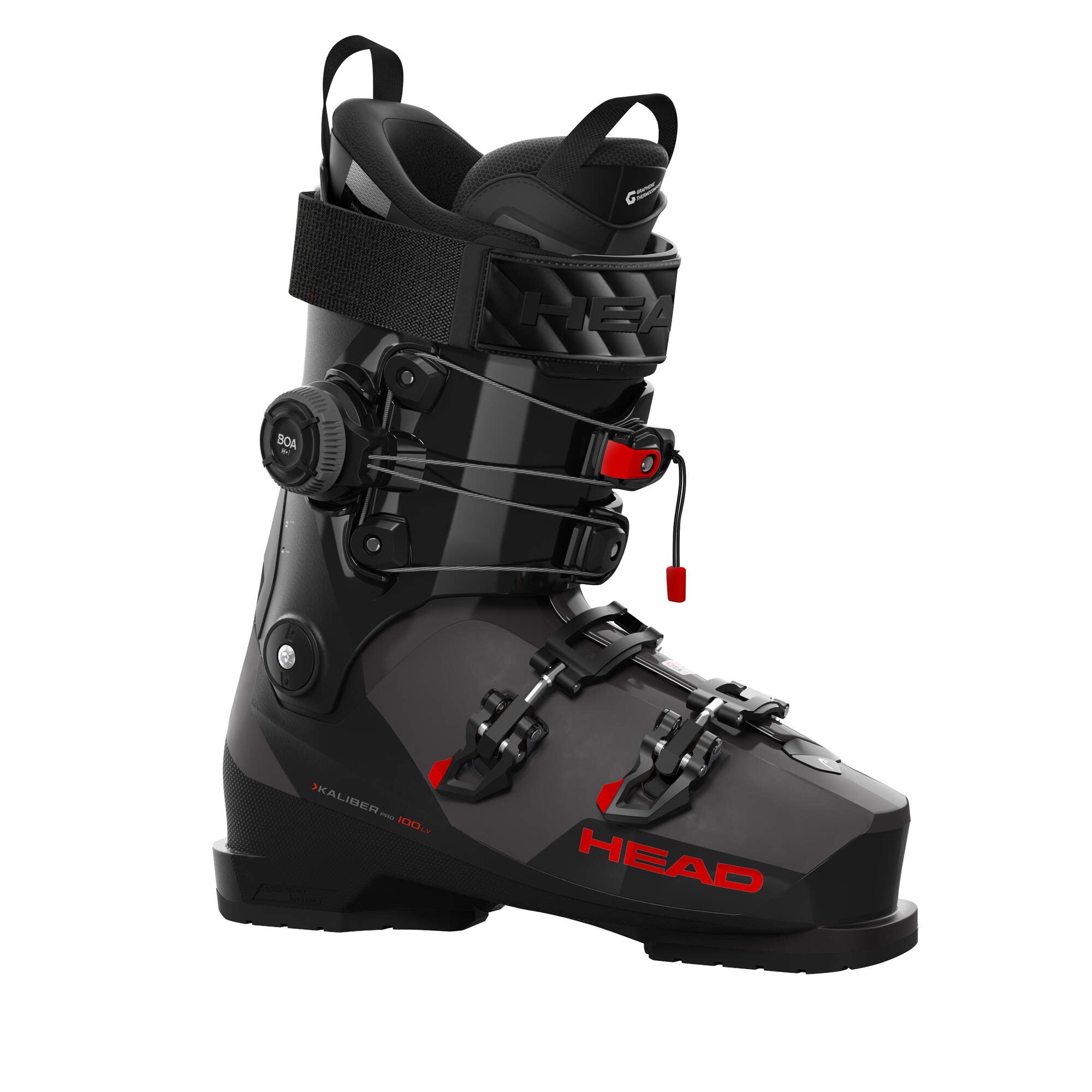 HEAD Kaliber Pro 100 LV BOA Ski Boots - Black/Red