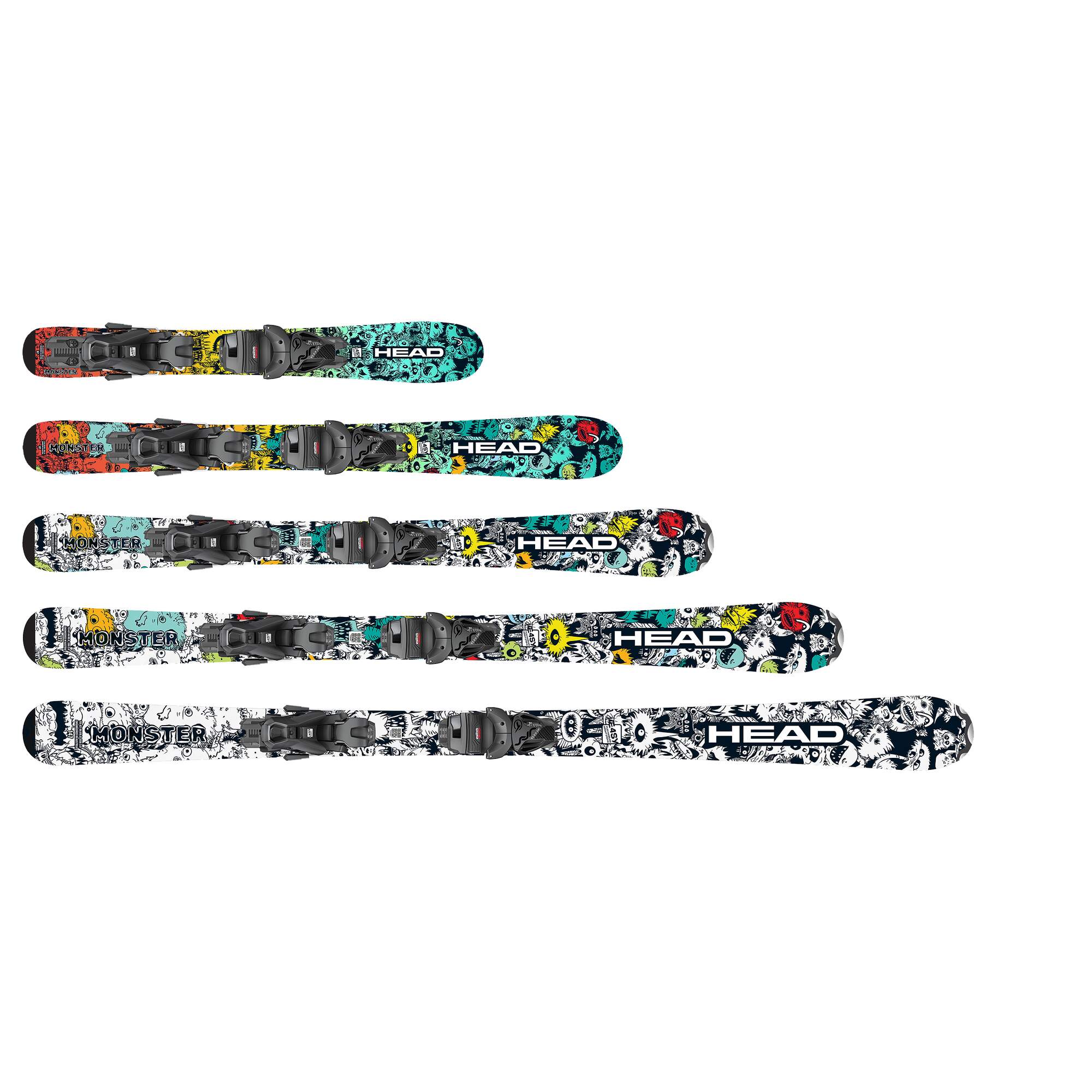 HEAD Monster Easy JRS Junior Skis + JRS 7.5 GW CA Bindings