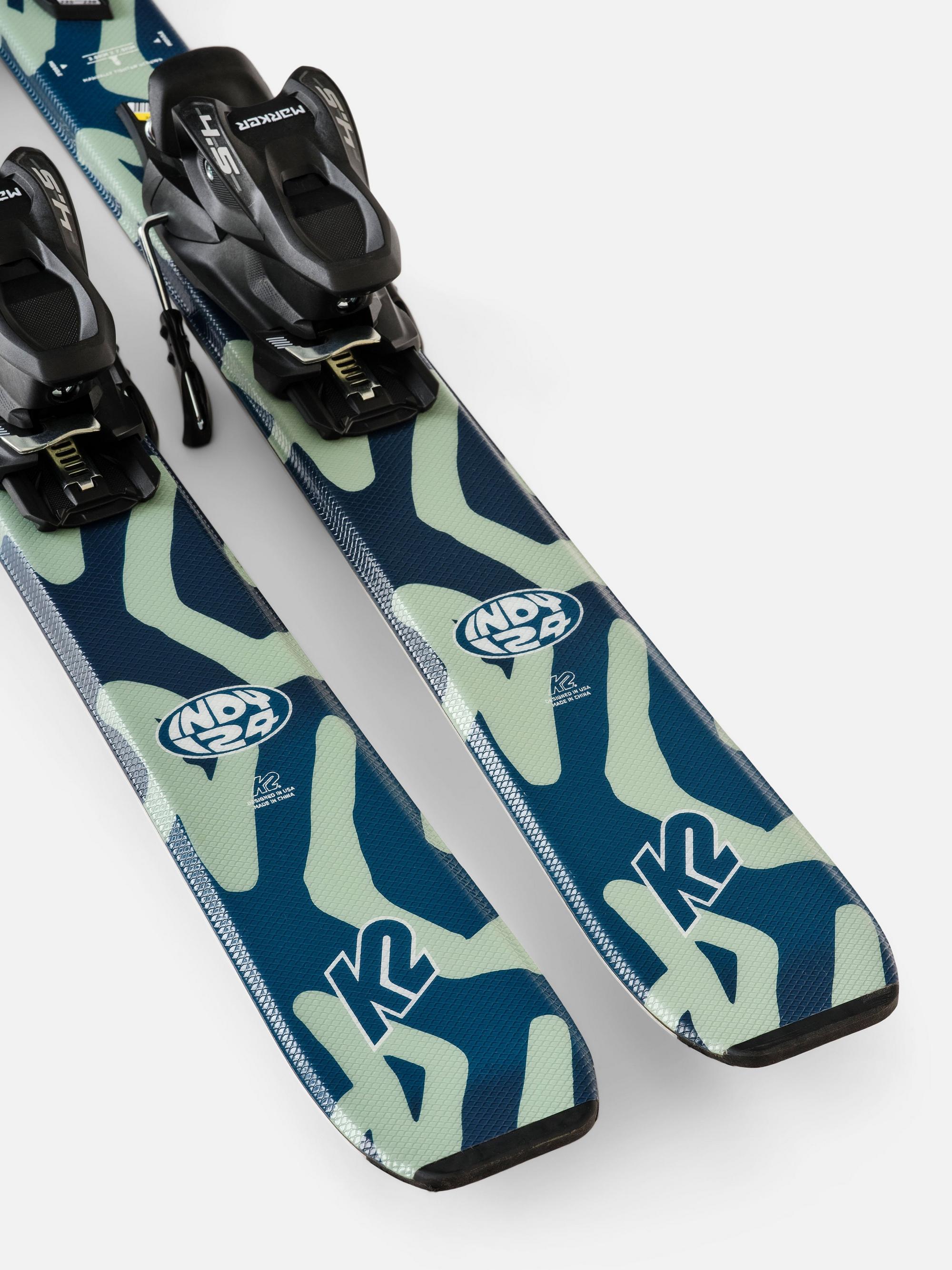 K2 Indy Youth Skis + FDT JR 4.5 Bindings