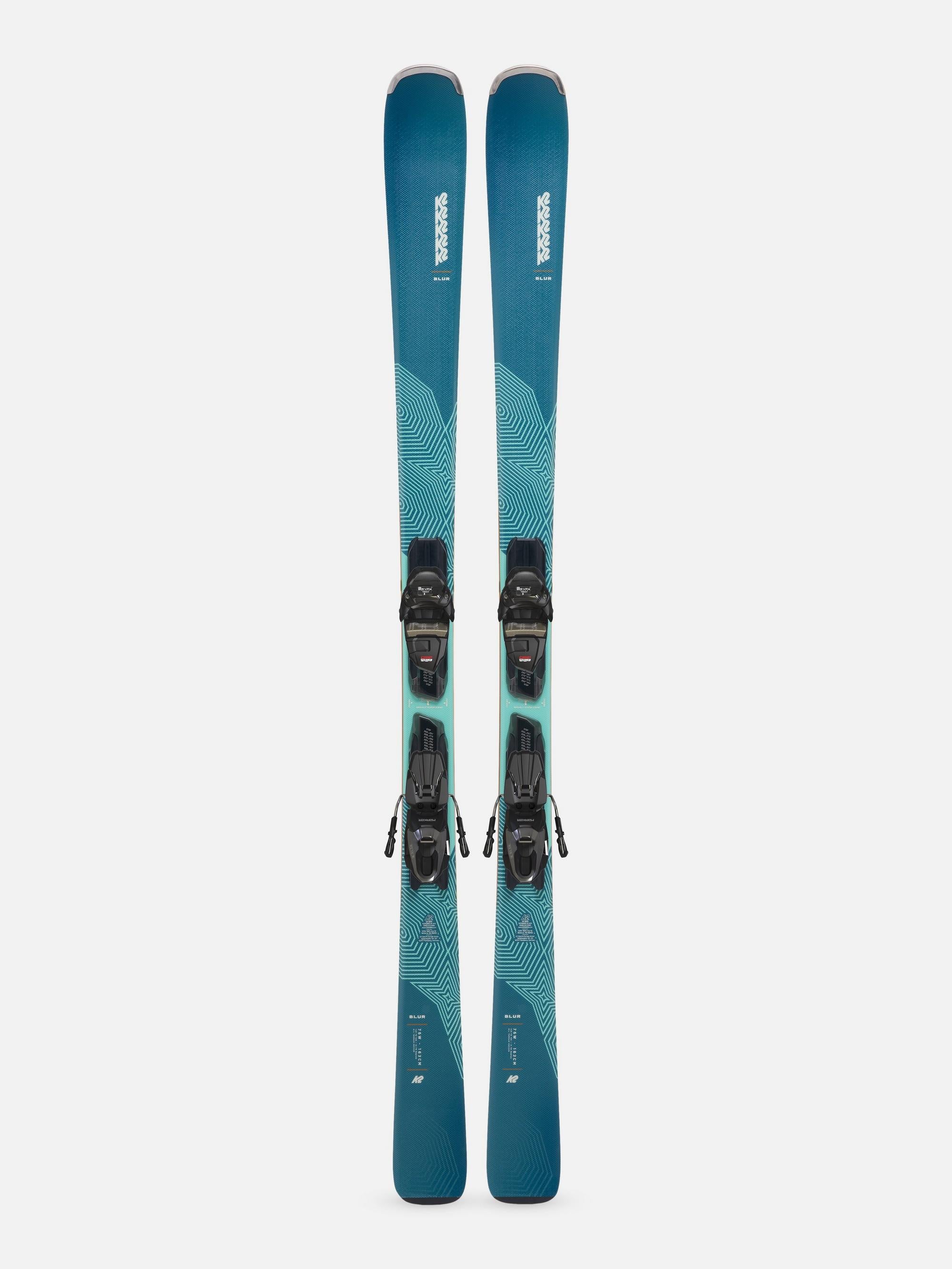 K2 Blur 76 W Women's Skis + M3 10 Compact Quikclik Bindings
