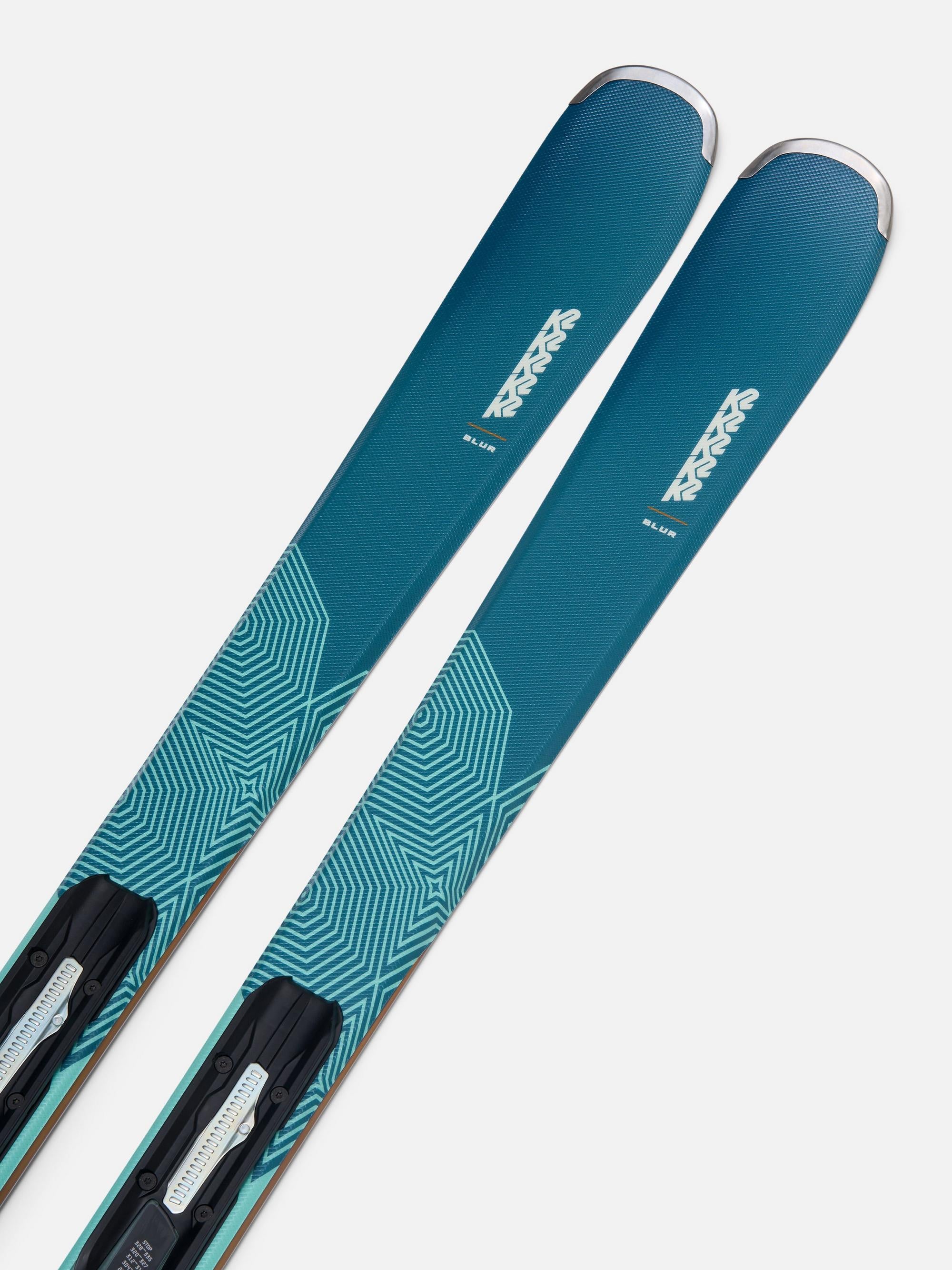 K2 Blur 76 W Women's Skis + M3 10 Compact Quikclik Bindings