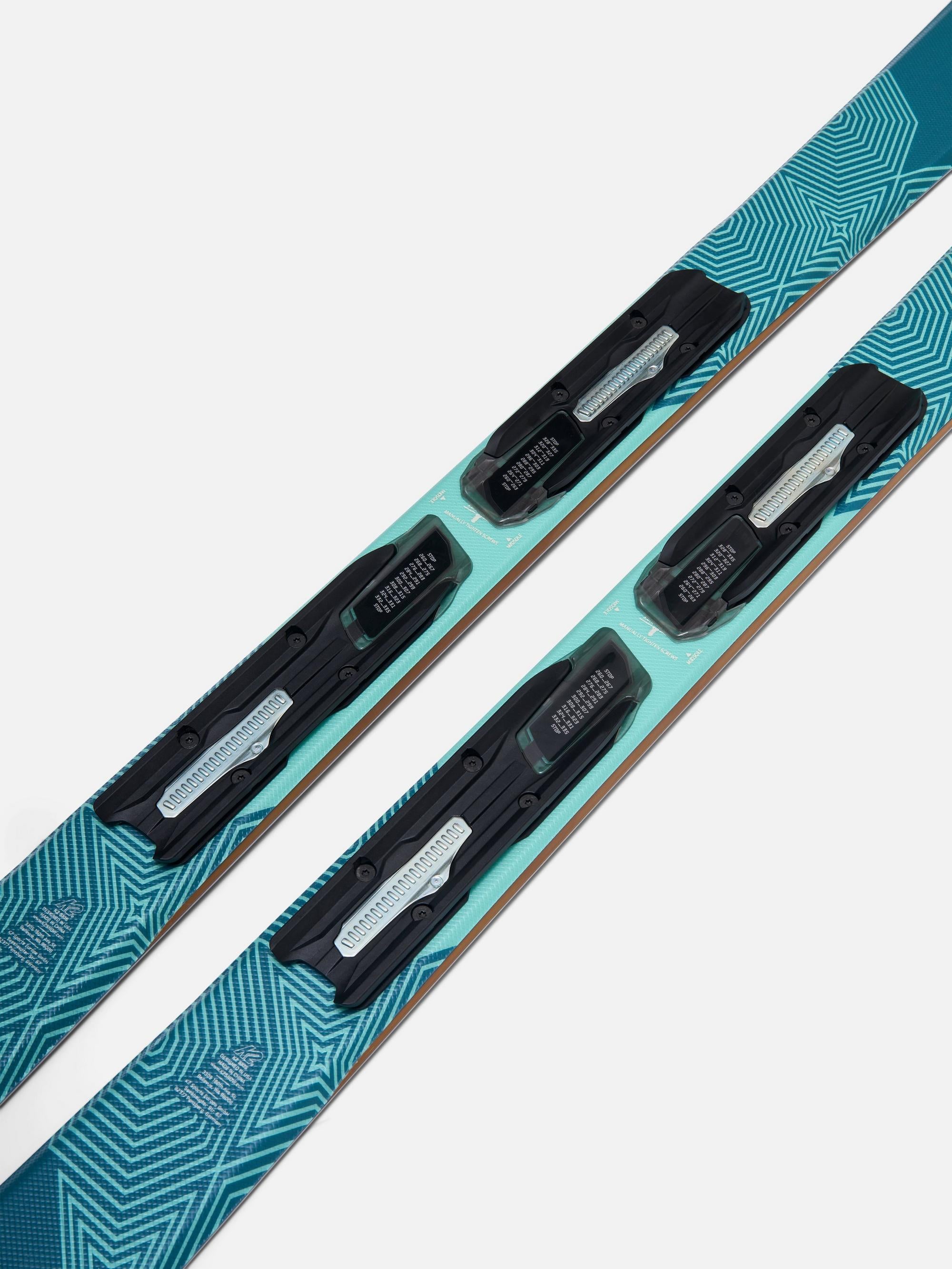 K2 Blur 76 W Women's Skis + M3 10 Compact Quikclik Bindings