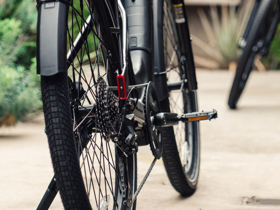 Integrated rear wheel lock