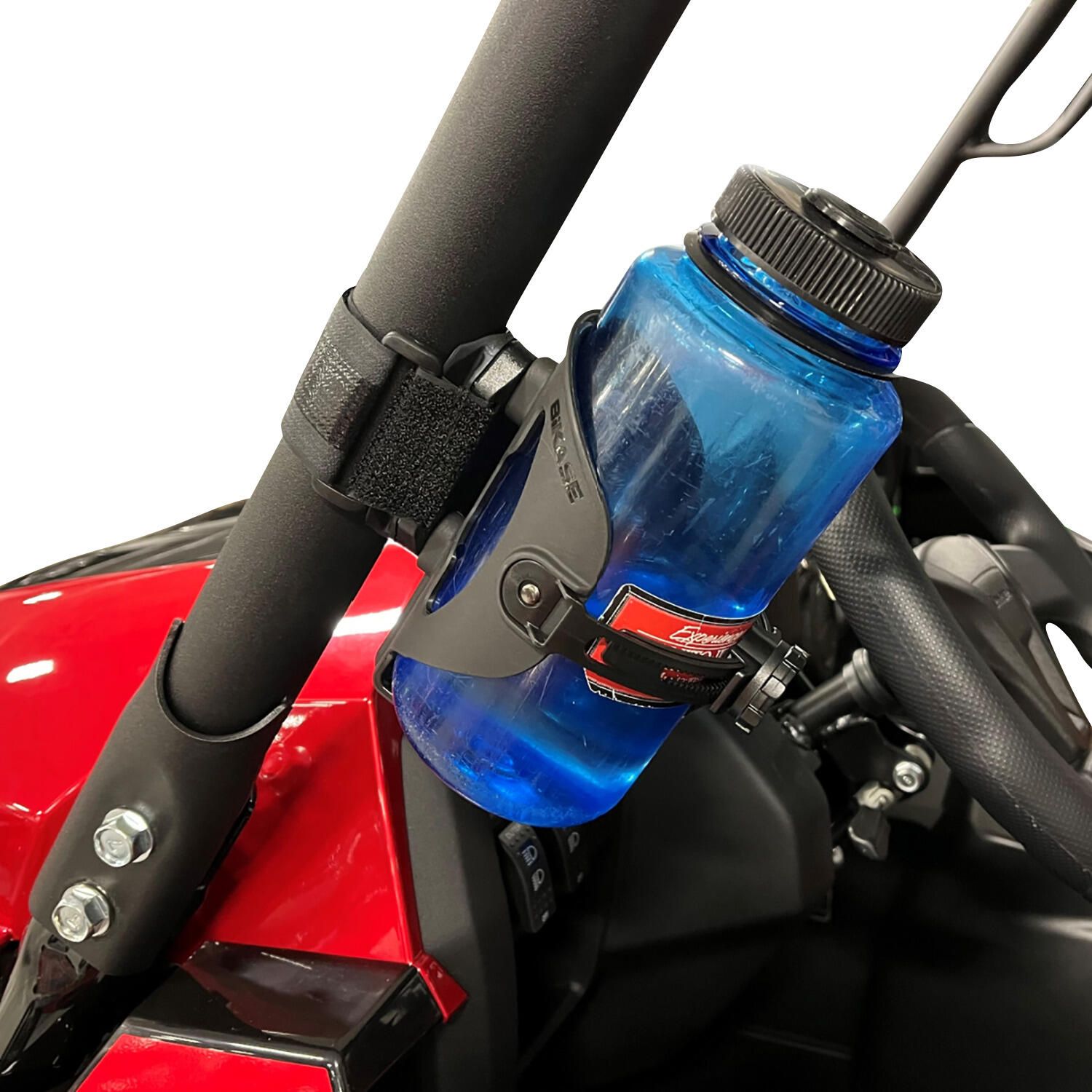 Water Bottle Cage with Adjustable Strap Mount